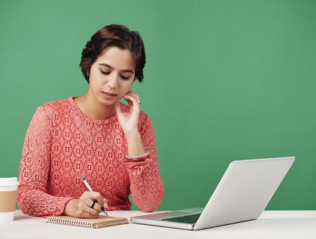 Image of woman with laptop